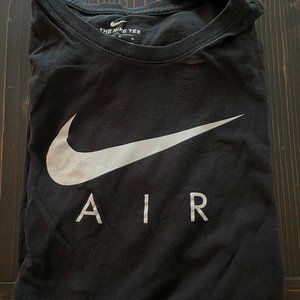 Used Men's Nike Air Black Swoosh Tee Shirt